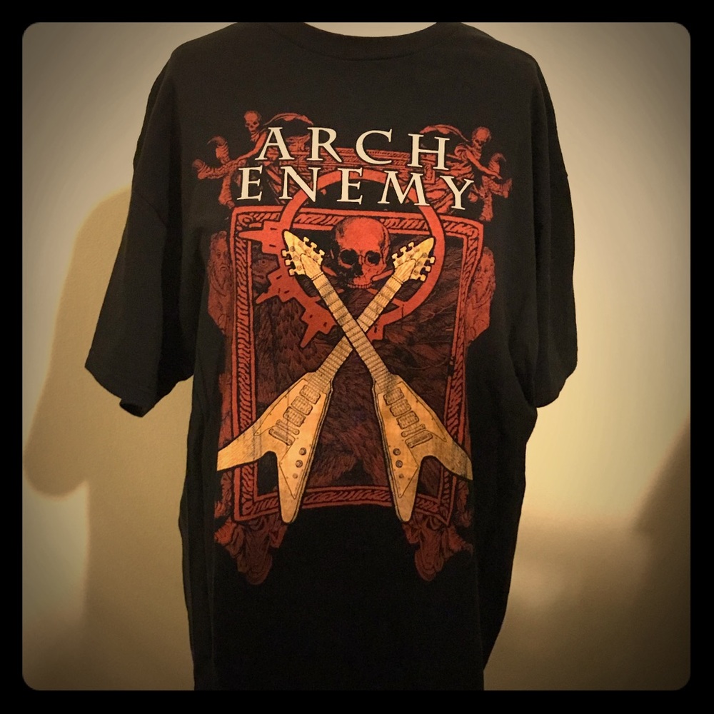 Arch Enemy band 2008 tour T-shirt
